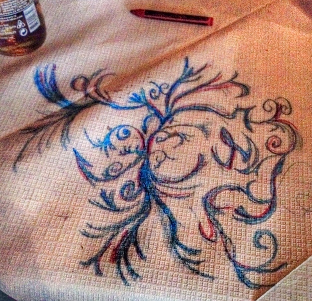 detal haftu na tkaninie